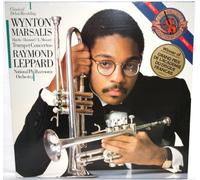 Wynton Marsalis - trumpet - CBS Masterworks - D 37846: Wynton Marsalis - Trumpet Concertos - Haydn Hummel L. Mozart: Raymond Leppard: LP