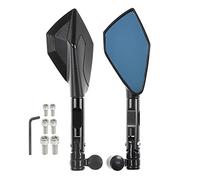 WYOERN Espejo De Motocicleta CNC De 8mm Y 10mm para KYMCO Super Dink 125 300 350 SUPERDINK Super Dink 125 125i 300i 350i, Espejos Retrovisores Laterales Accesorios (Color : Negro)