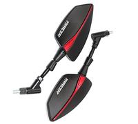 WYOERN Espejos Retrovisores Laterales Ajustables para Motocicleta para Y&amaha Tracer 900GT Tracer 700 900 GT Tracer 700gt MT09 MT07 Retrovisor Universal Accesorios (Color : Tracer Red)