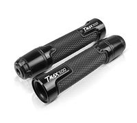 WYOERN Extremos De Empuñadura De Motocicleta Empuñaduras De Manillar De Motocicleta para Y&amaha Tmax 500 2006 2007 2008 2009 2010 2011 2012 2013 2014 2015 2016 Accesorios (Color : Negro)