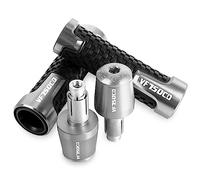 WYOERN Manillar Antideslizante para Motocicleta, Manillar, Cubierta De Extremo, Empuñaduras para H&Onda VF750CD 1995 1996 1997 1998 1999 2002 2003 Accesorios (Color : Sliver)