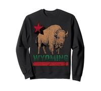 Wyoming Cowboy State Buffalo - Camiseta Vintage Sudadera