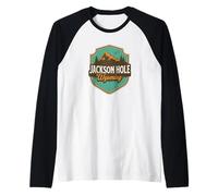 Wyoming Jackson Hole Camiseta Manga Raglan