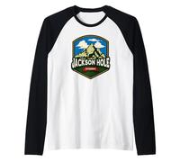 Wyoming Jackson Hole Camiseta Manga Raglan