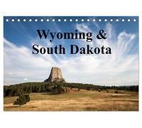 Wyoming & South Dakota (Tischkalender 2026 DIN A5 quer), CALVENDO Monatskalender: Beeindruckende Landschaften der Rocky Mountains