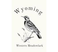 Wyoming State Bird, Western Meadowlark (Sturnella neglecta) Notebook, Journal for Men, Women, Young Adults, Teens, Kids, Gift for Bird Watchers, ... 120 White Lined Pages, 6"x9", Eco-Friendly