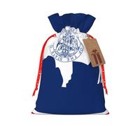 Wyoming State Flag Print - Bolsas de regalo con cordón, bolsas de vacaciones, bolsas de golosinas, bolsas de regalo de Navidad