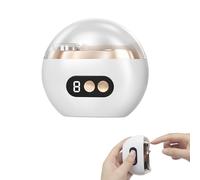 WYOSMALL Cortaúñas eléctrico, 3 en 1 Easy Clip Electric Nail Clippers, multifuncional, lima de uñas eléctrica, pulidora con LED de 3 velocidades, cortaúñas eléctricas ultraligeras para niños y adultos