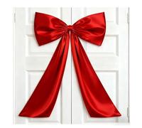 WYOSMALL Decoración de Lazo Grande para árbol de Navidad, 60 * 80cm, Adorno navideño para árbol, Guirnalda o Centro de Mesa Festivo con cordón para Colgar para una fácil instalación