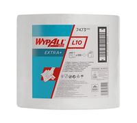 WypAll L10 Extr Rollo grande de paños 7473, 1 rollo x 1000 hojas blancas de 1 capa