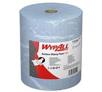 WypAll L20 paño de papel para óptimoficies 7356 - Rollo azul extraancho - 1 rollo Jumbo x 1000 paños de papel de dos capas y color azul