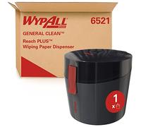 WypAll Reach PLUS General Clean 6521 - Dispensador de dispensación central, Dispensador de rollo blanco o azul - 1 dispensador de paños