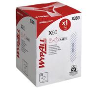 WypAll X60 General Clean paños 8380 - Paños de limpieza azules en rollo de dispensación central - 1 rollo de dispensación central x 150 paños industriales azules