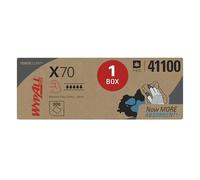 WypAll X70 Paños 8381: 1 caja Right Rag Box x 300 paños blancos de 1 capa