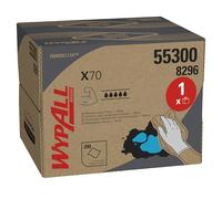 WypAll® X70 Paños de limpieza 8296, 1 BRAG™ Box x 200 paños blancos de 1 capa