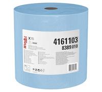 WypAll X70 Power Clean paños de limpieza 8389 - Paños reutilizables - 1 rollo azul notable x 870 paños de limpieza azules