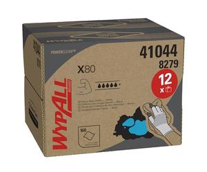 WypAll X80 Power Clean paños de limpieza 8279 - Paños reutilizables - 1 BRAG Box x 160 paños absorbentes blancos