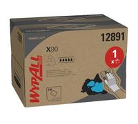 WypAll X90 Power Clean Paños 12891-1 BRAG Box x 136 paños azules de 2 capas