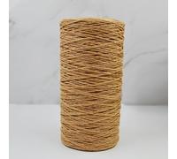 WYQXTY Cinta de Rafia, Crochet de Papel del Rollo del Hilo 460g de la Rafia Multicolor for los Sombreros Hechos a Mano del Verano(Khaki)