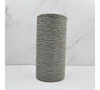 WYQXTY Cinta de Rafia, Crochet de Papel del Rollo del Hilo 460g de la Rafia Multicolor for los Sombreros Hechos a Mano del Verano(Grey)