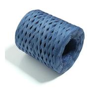 WYQXTY Cinta de Rafia, Rollo Multicolor del Hilo los 200m de la Paja de la Rafia de 4m m for los Artes de DIY Que envuelven la decoración(Dark Blue)