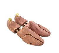 WYQXTY Horma de madera para zapatos, Horma for zapatos de madera roja ajustable de tubo doble for hombres y mujeres(EUR36)