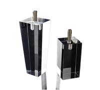 WYQXTY Patas de acrílico de Recambio para Muebles Patas acrílicas for Muebles, Transparentes, de Varios tamaños, Paquete de 4