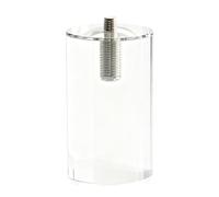 WYQXTY Patas de acrílico de Recambio para Muebles Patas acrílicas Transparentes for Muebles, tamaños múltiples, Paquete de 4 con Tornillos(22cm)