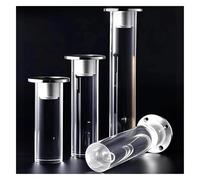 WYQXTY Patas de acrílico de Recambio para Muebles Patas de Muebles acrílicas, Altura Transparente, 8-40 cm, Paquete de 4