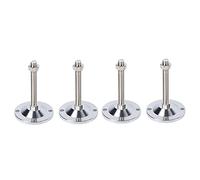 WYQXTY Pies niveladores Ajustables para Muebles, Patas niveladoras Ajustables de Acero Inoxidable 304, Varios tamaños, Paquete de 4(D120*24 * 150mm)