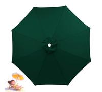 WYQXTY Toldo de repuesto para sombrilla Toldo resistente del reemplazo de agua for tamaños múltiples multicolores del paraguas del patio(Green,300Cm-6Ribs)