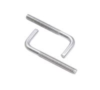 WYQXTY Tornillos con gancho en forma de L Gancho en forma de L Perno de anclaje Tornillo Acero inoxidable M4 M5 M6 M8 M10 M12 Ángulo recto