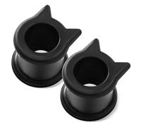 WYR Juego de 12/16/20/24/32 piezas de dilatadores de oreja dilatadores de oreja de silicona dura hueca, dilatador de oreja, dilatador de oreja, piercing corporal, joyería de 8 a 25 mm, Silicona, No es