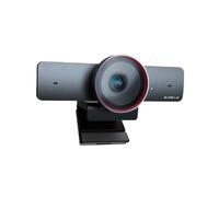 WYRESTORM 4K Conference Webcam con seguimiento de IA, encuadre automático, gran angular de 120°, 90 fps, zoom digital 8x, ePTZ, doble micrófono, cámara web de sala de conferencias para videollamada
