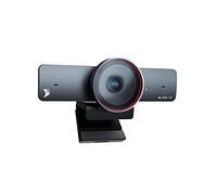 WYRESTORM Cámara web de conferencias 4K con seguimiento de IA, encuadre automático, gran angular de 120°, 90 fps, zoom digital 8X, ePTZ, micrófonos duales, cámara web de sala de conferencias para