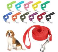 WYRGQIQN Correa Retráctil para Perros de 1.5m - Enriching Set de 12 en Colores Variados para Pequeños y Medianos Perros - Accesorios Útiles para Caninos