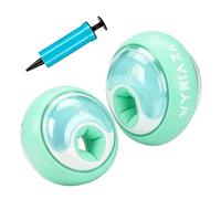 WYRIAZA Manguitos de natación para bebé con 3 airbags independientes, para niños de 2 a 6 años, 6-20 kg (S, verde)