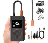 WYRIAZA Portable Compresor Aire Portátil 150PSI Inflador Ruedas Coche 10000mAh Hinchador Ruedas Mini Compresor Aire Pequeño Bicicleta