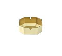 WYRMB Posacenere In Ottone Di Lusso per Soggiorno, Camera Da Letto, Auto, Cestino per Contenere Sigari, Posacenere Portatile Creativo per Auto, Pratico,S