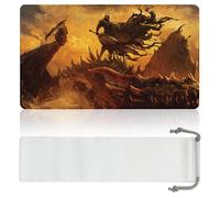 Wyrmspire Dragon Slayer (Bordes cosidos) - Alfombra de Juego MTG - Compatible con la Alfombra de Juego Magic The Gathering - Alfombras de Juego TCG Premium y Accesorios MTG