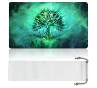 Wyrmspire Forest Ethereal Mana (Bordes cosidos) - Alfombra de Juego MTG - Compatible con la Alfombra de Juego Magic The Gathering - Alfombras de Juego TCG Premium y Accesorios MTG