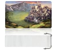 Wyrmspire Minas Tirith (Bordes cosidos) - Alfombra de Juego MTG - Compatible con la Alfombra de Juego Magic The Gathering - Alfombras de Juego TCG Premium y Accesorios MTG