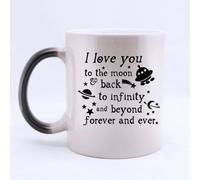 WYRUJYU Taza, Cerámica, Blanco, 12 cm