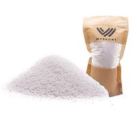 WYSKONT Arena de Dolomita para Acuario 20 kg - Sustrato Natural y Decoración para Pecera - Adecuada para Biotipos de Malawi y Tanganyika - Segura para Organismos Vivos - Grano Blanco 1-1,5 mm