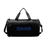WYSTEN Bolso de gimnasio Classic Swedish Car Enthusiast, Bolsa con correa ajustable y cómoda, Perfecta para gimnasio y actividades diarias, salidas(Black)