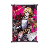 WYSTEN Para AOT Pinturas de Pergamino de Anime, Póster de Anime Grande, Colgante Decoración del Hogar Pintura, Carteles(A2,60 * 90cm)