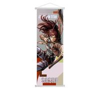 WYSTEN Para AOT Póster de Manga Anime, Póster de Manga Tela Poster, Colgante Decoración del Hogar Pintura, Carteles(A1,40 * 120cm)