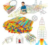 WYSWYG Bloques de Construcción Creativos 800 Piezas - Juguete de Bloques Conectables para Niños y Niñas, Juguete Educativo Stem, Adecuado para Niños de 6 Años en Adelante
