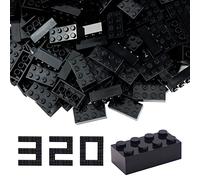 WYSWYG Juego de 320 Piezas de Bloques de construcción, 2 x 4 Piedras clásicas, Compatible con Las Mejores Marcas,