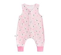 WYTbaby Saco Dormir Bebe Con Pies 0.5 Tog verano saco dormir bebe 100% Algodón para bebés y niños,90cm/3-4 años